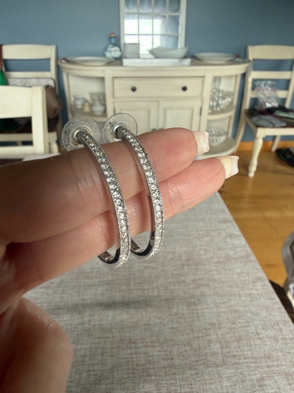 Swarovski Crystal Hoops